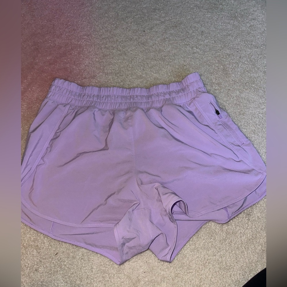 CRZ YOGA Women's Purple Athletic Shorts M